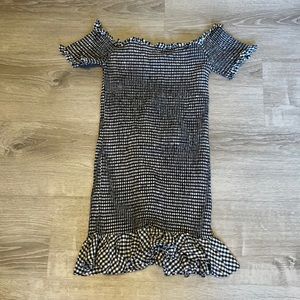 Wayf gingham dress